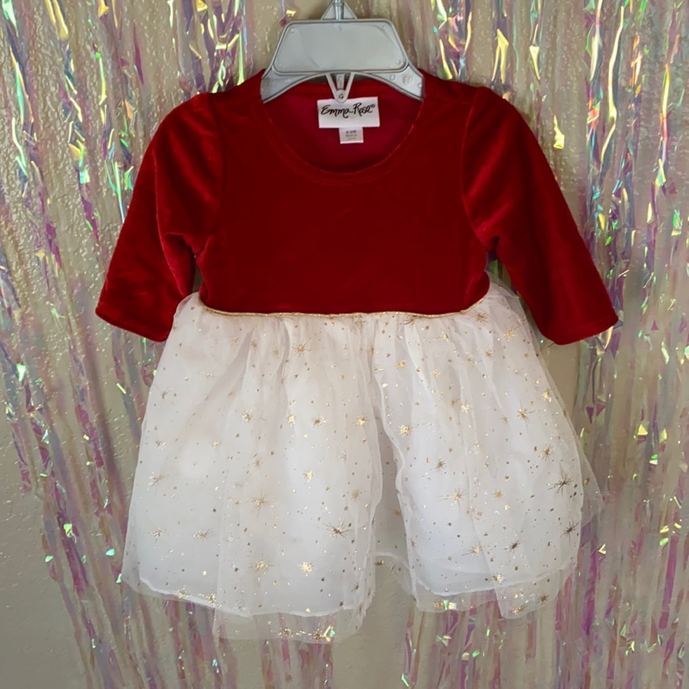 Velvet & tulle dress